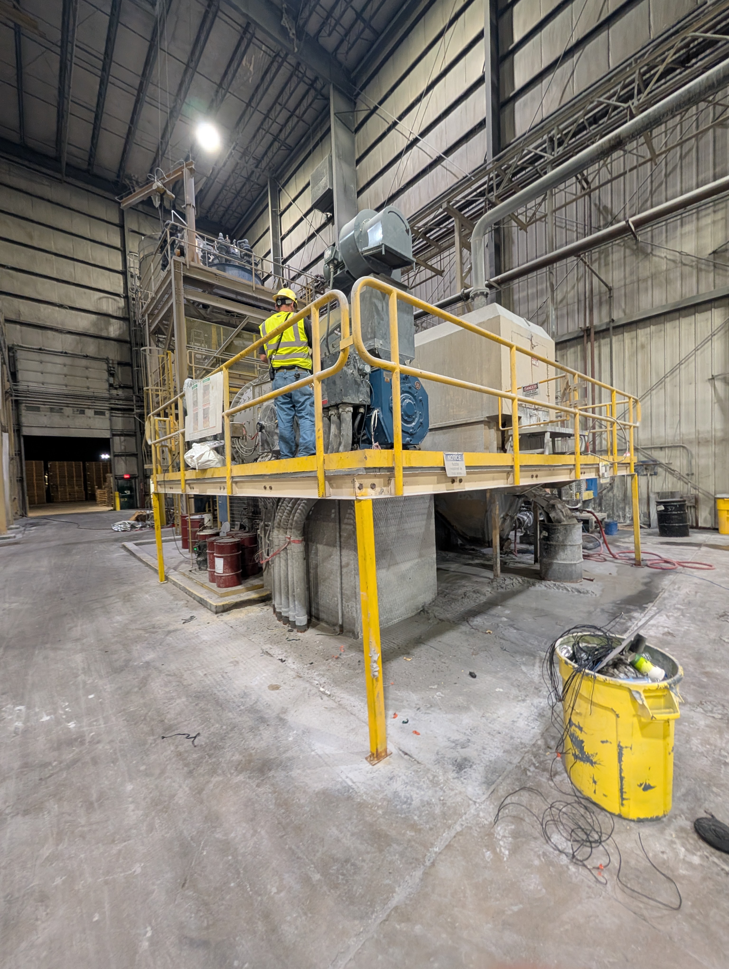 On-site industrial plant commissioning