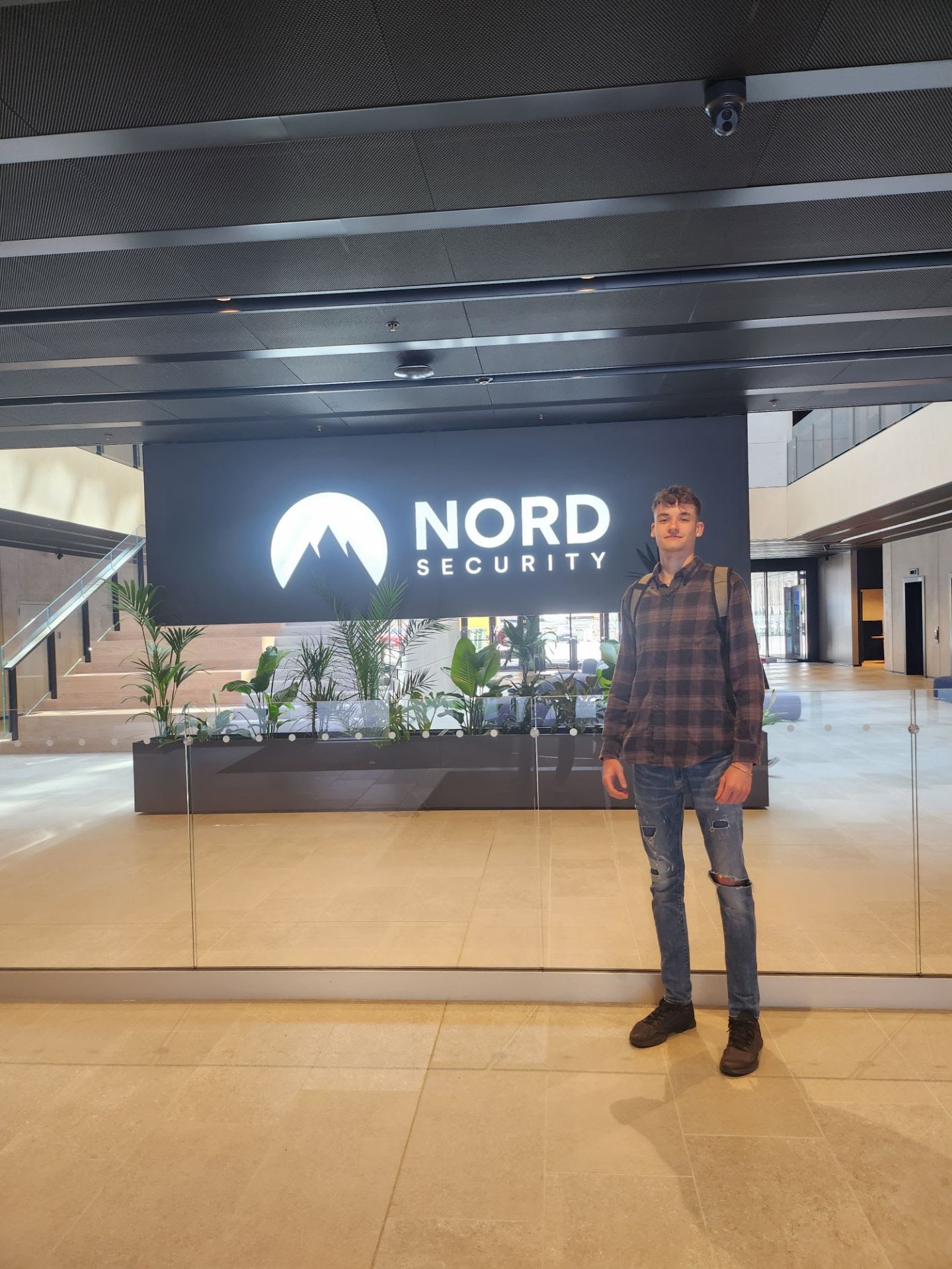 First day Nord Security building in Vilnius, Lithuania 🇱🇹